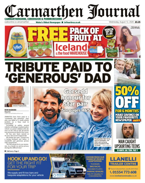 Cover of Carmarthen Journal