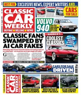Cover of Classic Car Weekly (UK)