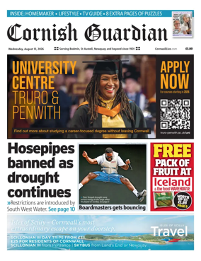 Cover of Cornish Guardian (Newquay & the North Coast)
