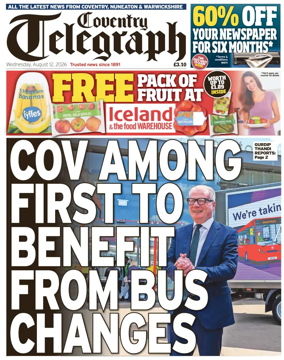 Cover of Coventry Telegraph