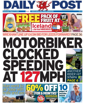Cover of Daily Post (North Wales)