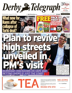 Cover of Derby Telegraph