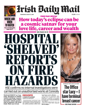 Cover of Irish Daily Mail