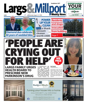 Cover of Largs & Millport Weekly News