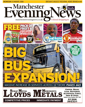 Cover of Manchester Evening News
