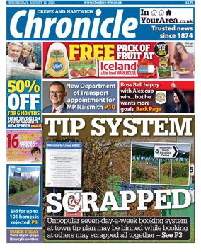 Cover of Nantwich Chronicle