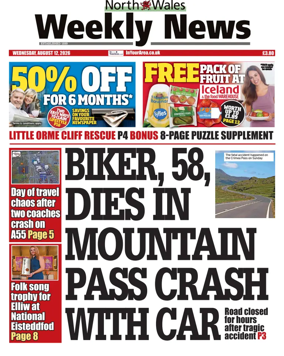 Cover of North Wales Weekly News