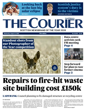 Cover of The Courier & Advertiser (Fife Edition)