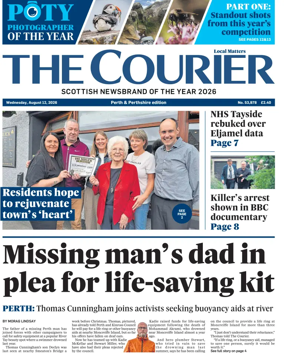 Cover of The Courier & Advertiser (Perth and Perthshire Edition)