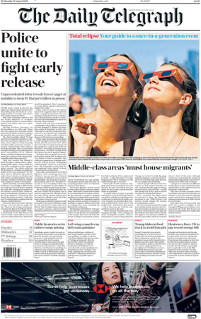 Cover of The Daily Telegraph