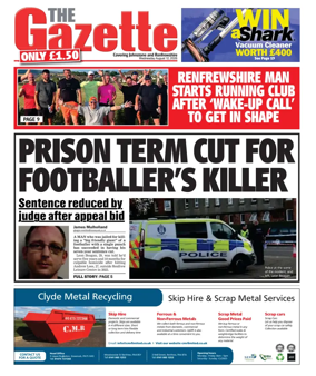 Cover of The Gazette (Scotland)