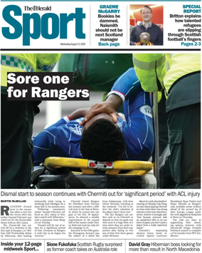Cover of Herald Sport