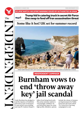 Cover of The Independent