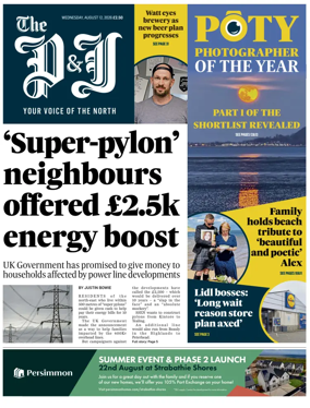 Cover of The Press and Journal (Aberdeen and Aberdeenshire)