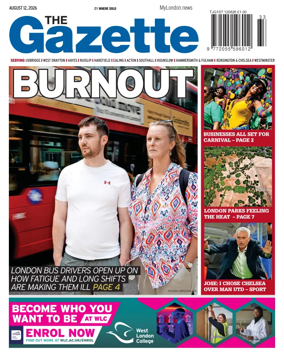 Cover of Uxbridge Gazette