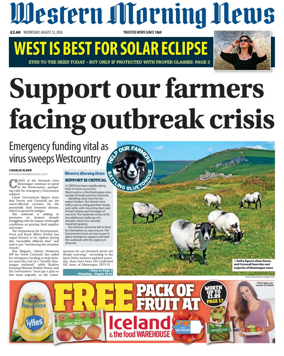 Cover of Western Morning News