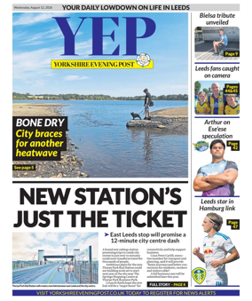Cover of Yorkshire Evening Post