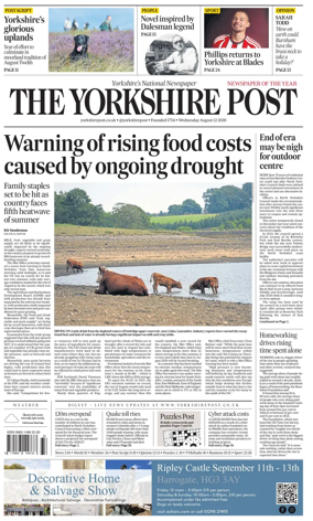 Cover of Yorkshire Post
