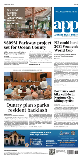 Cover of Asbury Park Press