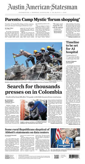 Cover of Austin American-Statesman