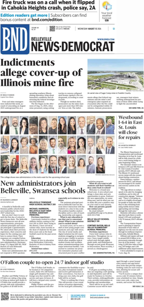 Cover of Belleville News-Democrat