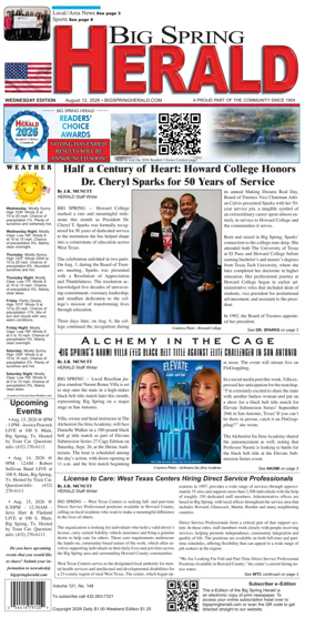 Cover of Big Spring Herald