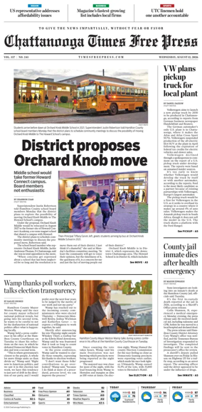 Cover of Chattanooga Times Free Press