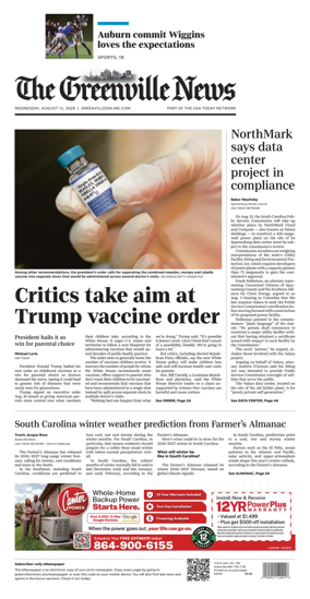 Cover of The Greenville News