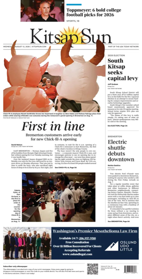 Cover of Kitsap Sun