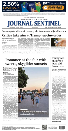 Cover of Milwaukee Journal Sentinel