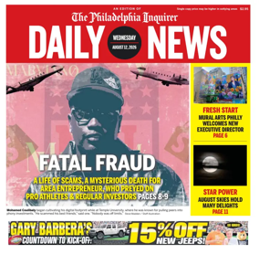 Cover of Philadelphia Daily News