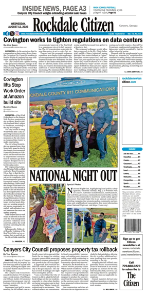 Cover of Rockdale Citiizen