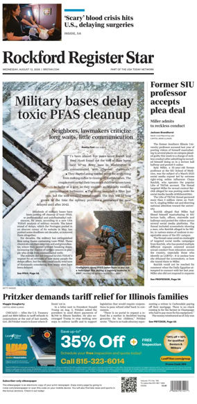 Cover of Rockford Register Star