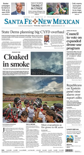 Cover of Santa Fe New Mexican