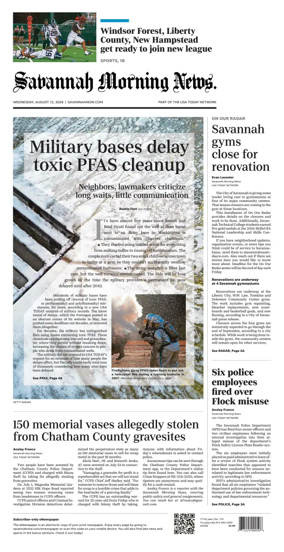 Cover of Savannah Morning News