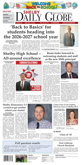 Cover of Shelby Daily Globe