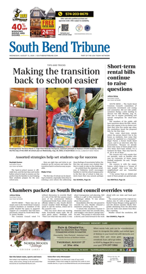 Cover of South Bend Tribune