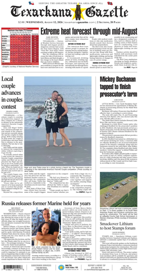 Cover of Texarkana Gazette