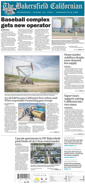 Cover of The Bakersfield Californian