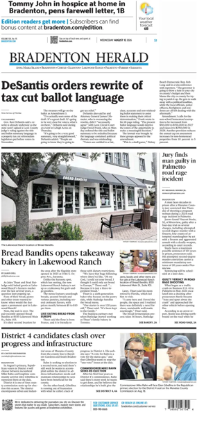 Cover of The Bradenton Herald