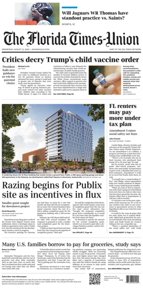 Cover of The Florida Times-Union