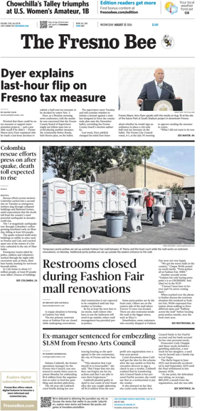 Cover of The Fresno Bee