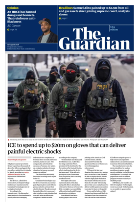 Cover of The Guardian (USA)