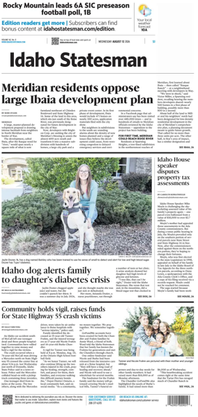 Cover of The Idaho Statesman