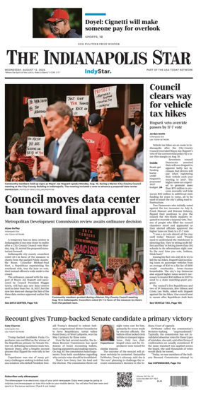 Cover of The Indianapolis Star