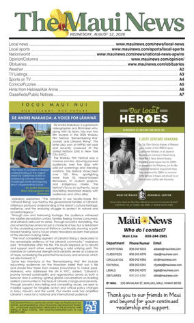 Cover of The Maui News
