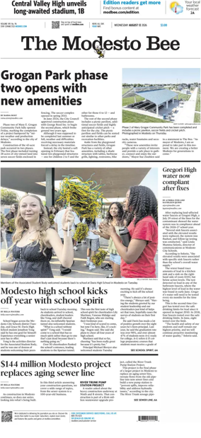 Cover of The Modesto Bee