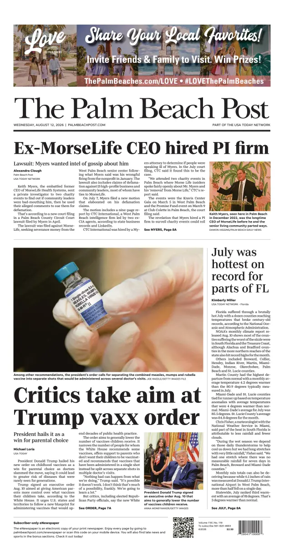 Cover of The Palm Beach Post