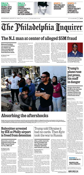 Cover of The Philadelphia Inquirer