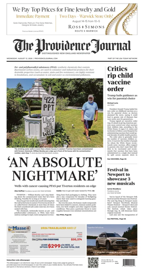 Cover of The Providence Journal